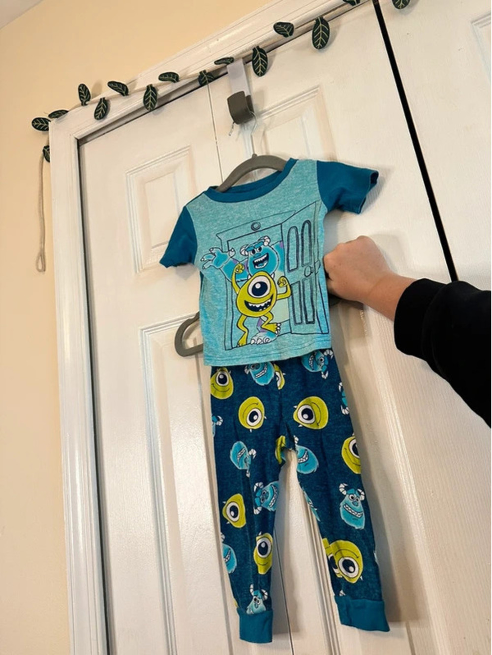 Disney Monsters Inc pajamas, size 2T